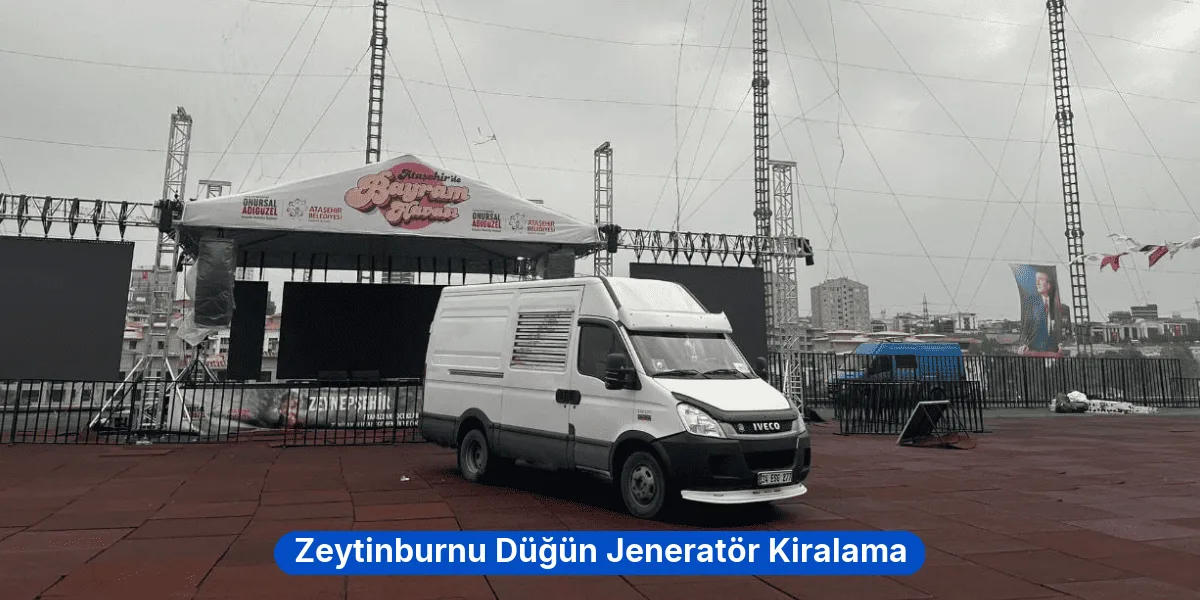 Zeytinburnu Düğün Jeneratör Kiralama