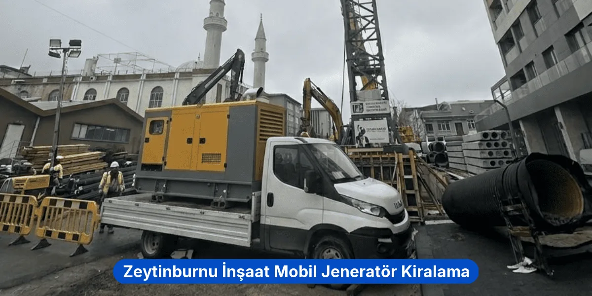 Zeytinburnu İnşaat Mobil Jeneratör Kiralama
